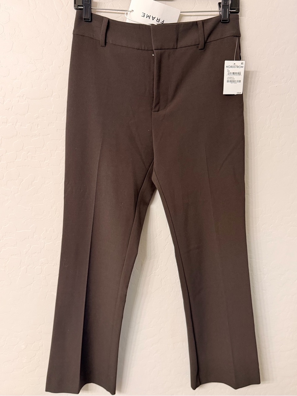 Frame Denim Espresso Cropped Trousers